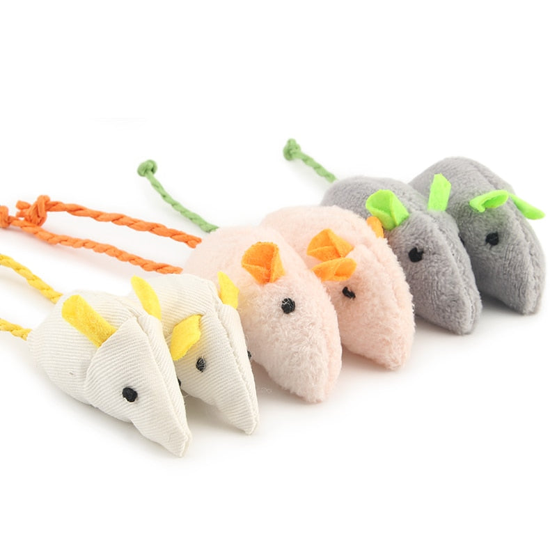 Catnip Infused Toy Mice Pack