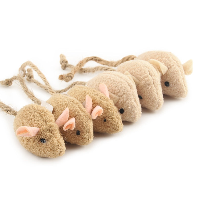 Catnip Infused Toy Mice Pack