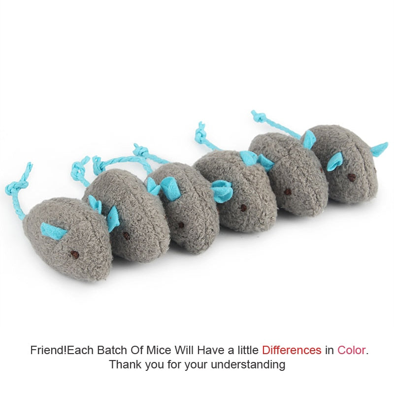 Catnip Infused Toy Mice Pack