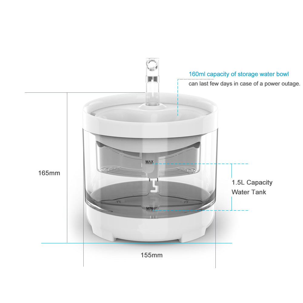 Rechargeable Automatic Cat Fountain