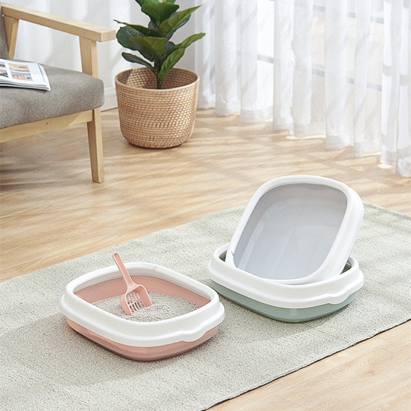 Semi Enclosed Top Pan Litter Box