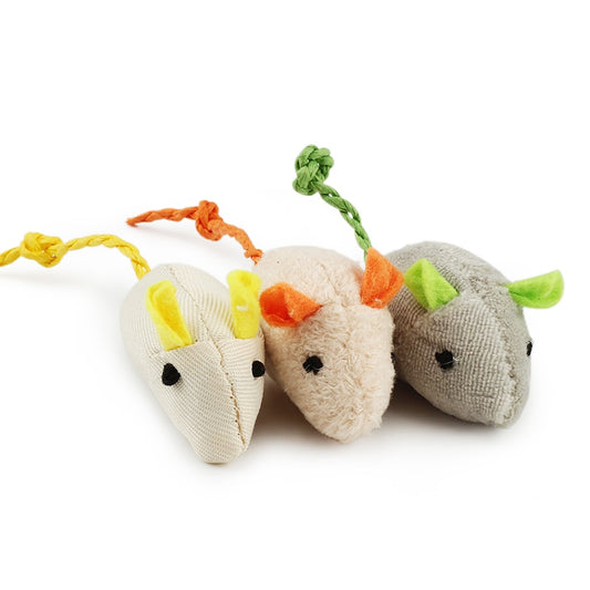 Catnip Infused Toy Mice Pack