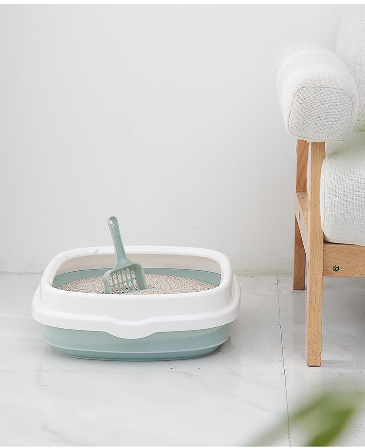 Semi Enclosed Top Pan Litter Box